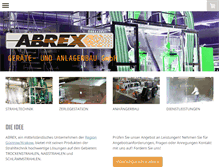 Tablet Screenshot of abrex.de